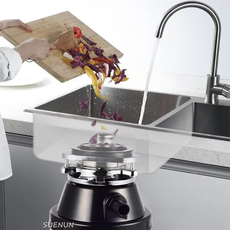220v uso doméstico dreno de cozinha eliminação de lixo profissional moedor de resíduos de alimentos triturador de resíduos de alimentos para aparelho de pia de cozinha 560w