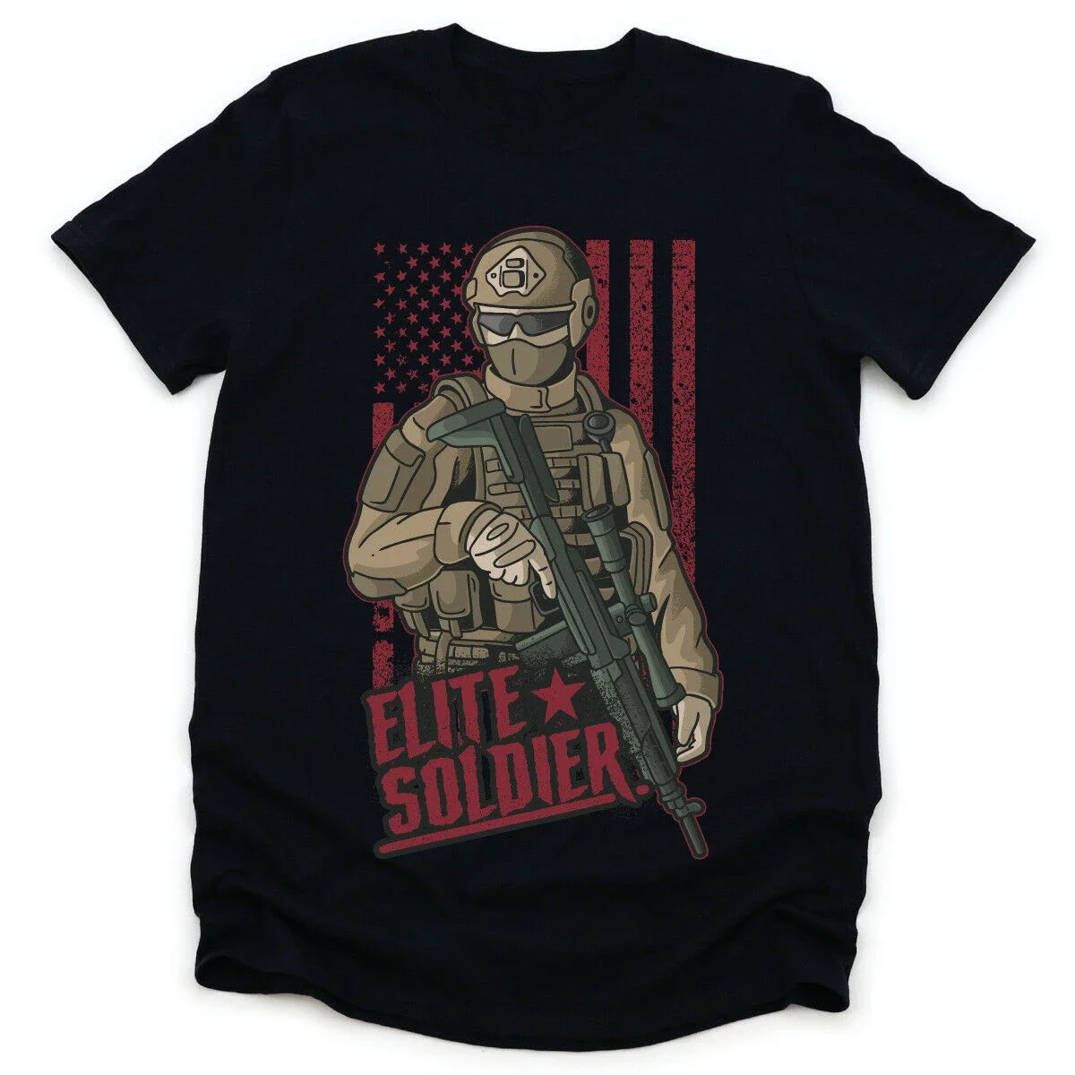 Awesome Soldier American Veteran Army Usa Men‘s Softstyle T-Shirt Birthday Gift Tees