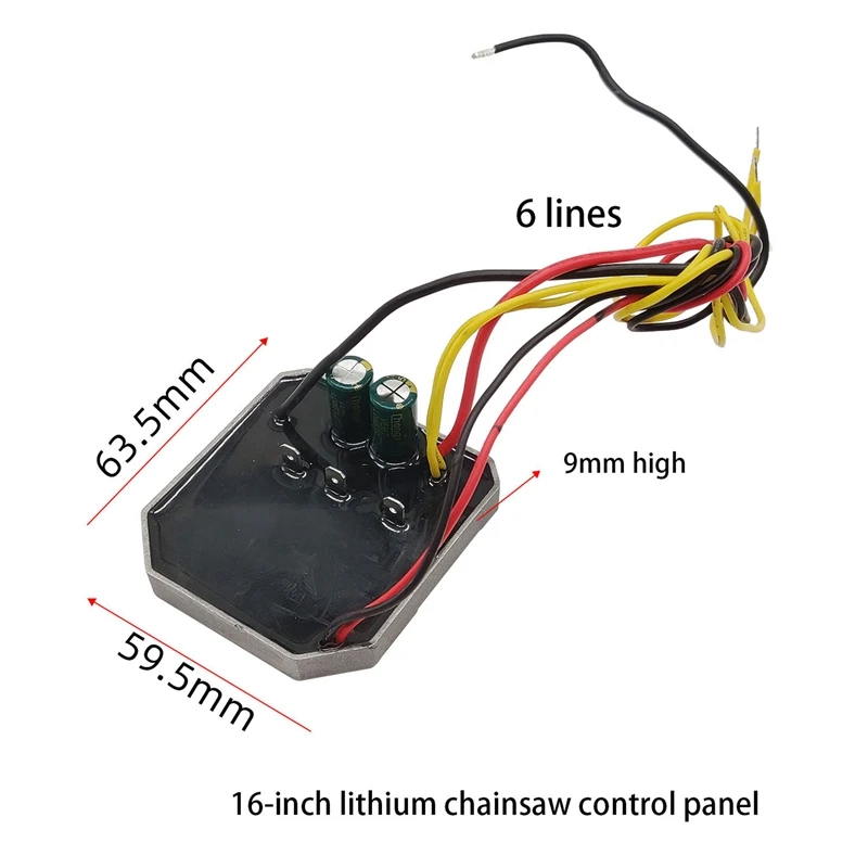 A21I-36V Brushless Electric Chain Saw Chain Saw Protection Board 16 Inch Lithium Battery Electric Chain Saw Control Board