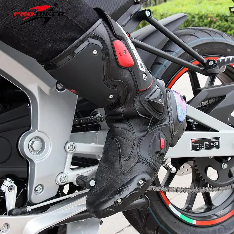Motorcycle Riding Boots Protective Riding Shoes Off-road Racing Anti-Fall Function Motorcycle Waterproof Boots Botas Para Moto