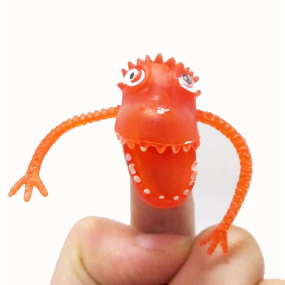 Storytelling Props Party Favor Mini Toys Puppet Animals Children Gifts Fright Dinosaur Finger Doll Finger Puppets Hand Puppets