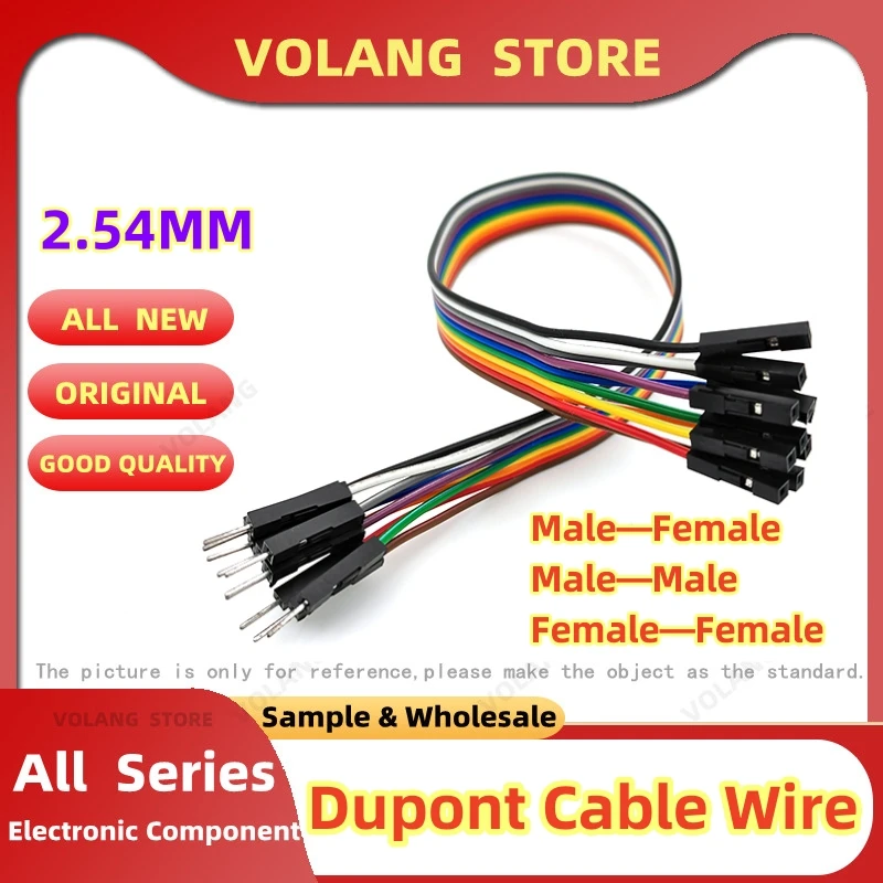 

40Pin Dupont Wire Cable 10cm 20cm 30cm40CM Male to Male Female to Female Male to Female Jumper Cable Dupont Line For PCB DIY KIT