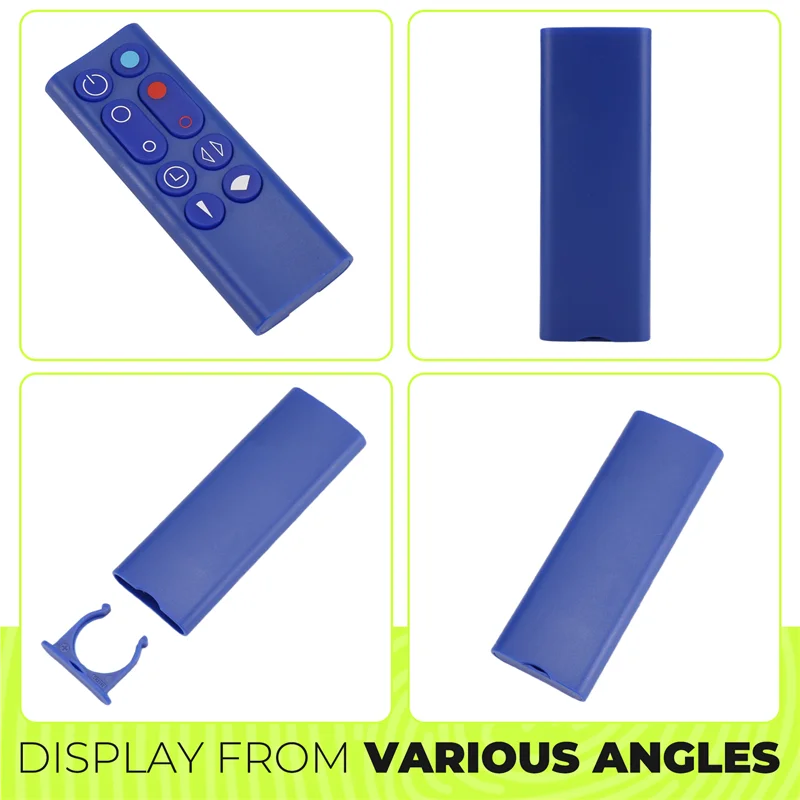A01V-1 pièce purificateur d'air ventilateur sans feuilles télécommande en plastique télécommande adapté pour Dyson AM09 HP00 HP01 bleu