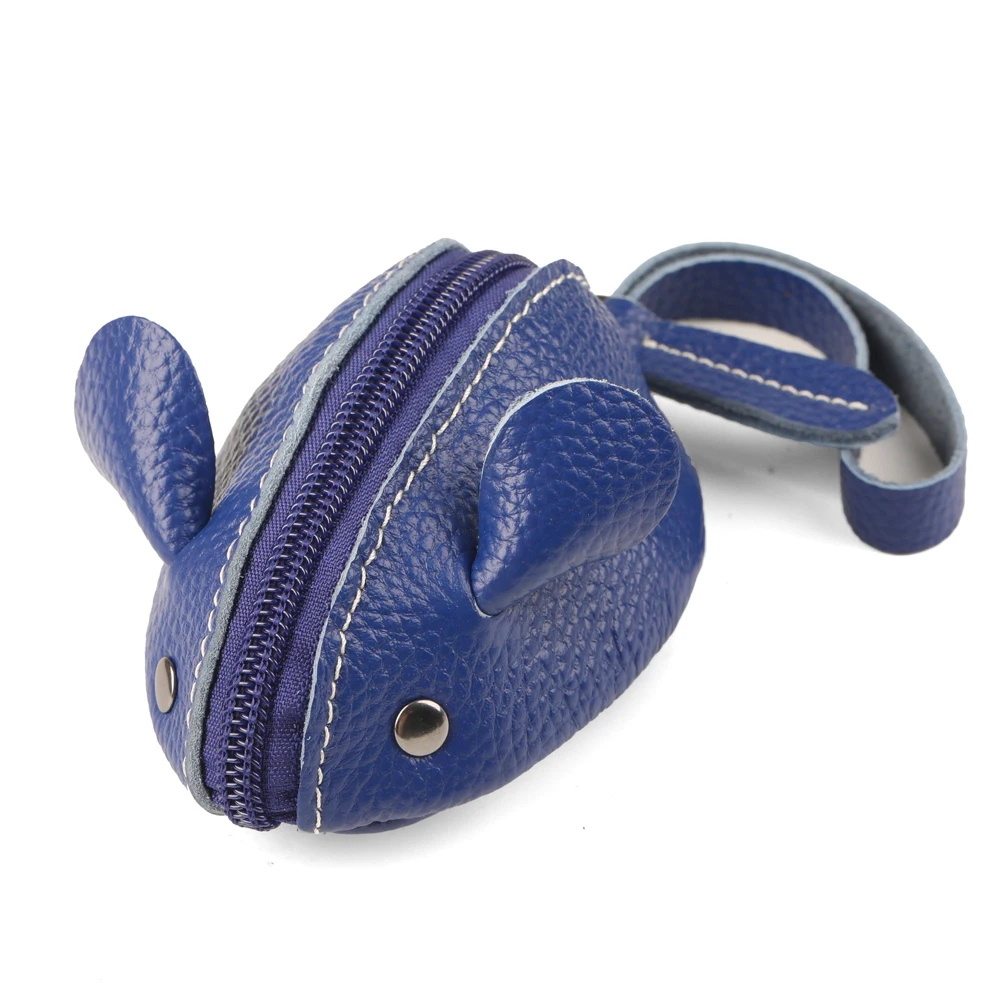 محافظ صغيرة للعملات المعدنية من الجلد الطبيعي، وحقائب مبتكرة على شكل فأر لطيف، ومحافظ وحقائب عتيقة