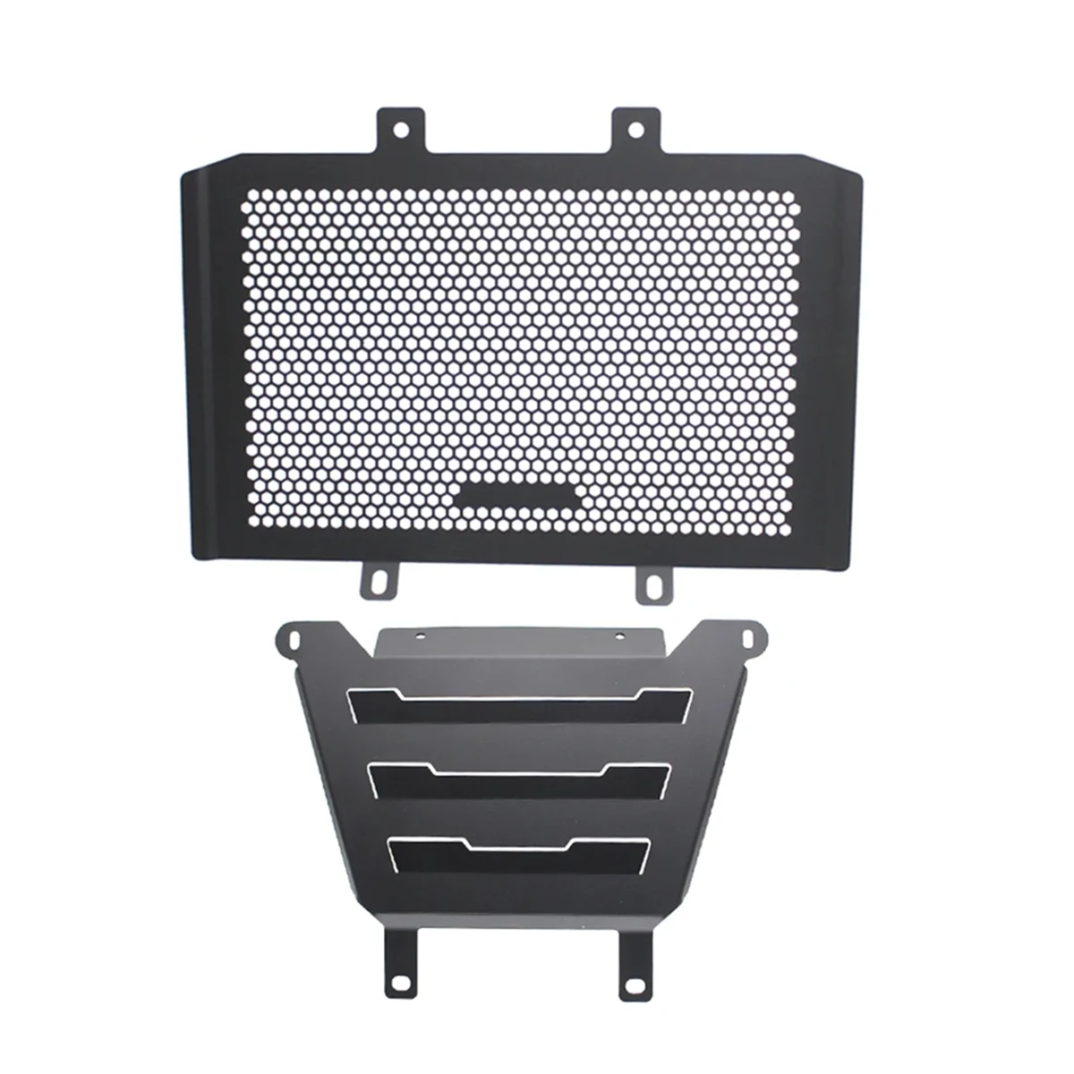 Motorcycle Front Shield Protection Engine Cover Fan Protector Radiator Grille for CFMOTO 450MT MT450 MT 450 2024- Black