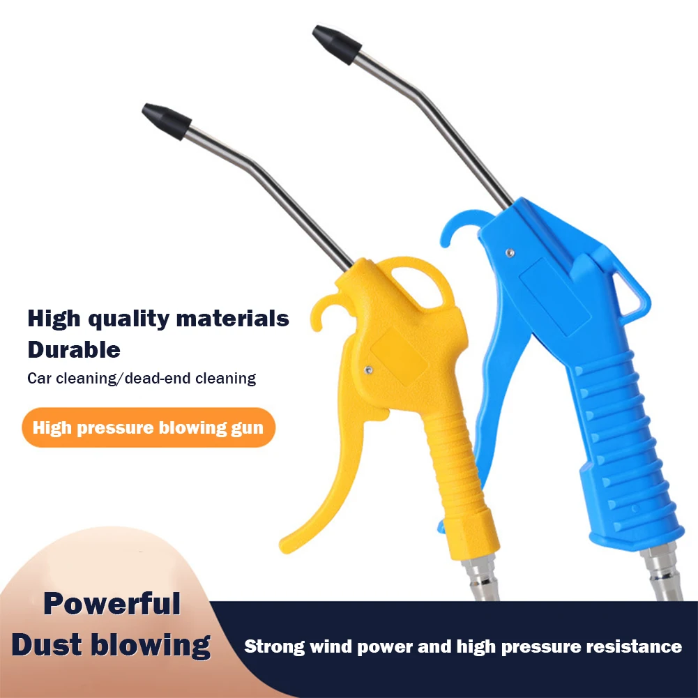 Pneumatic Air Blow Gun Air Duster Blower Blow Gun Long Compressor Dust Tool Multi-Purpose Dust Blow Cleaner for Car/Dead Corner