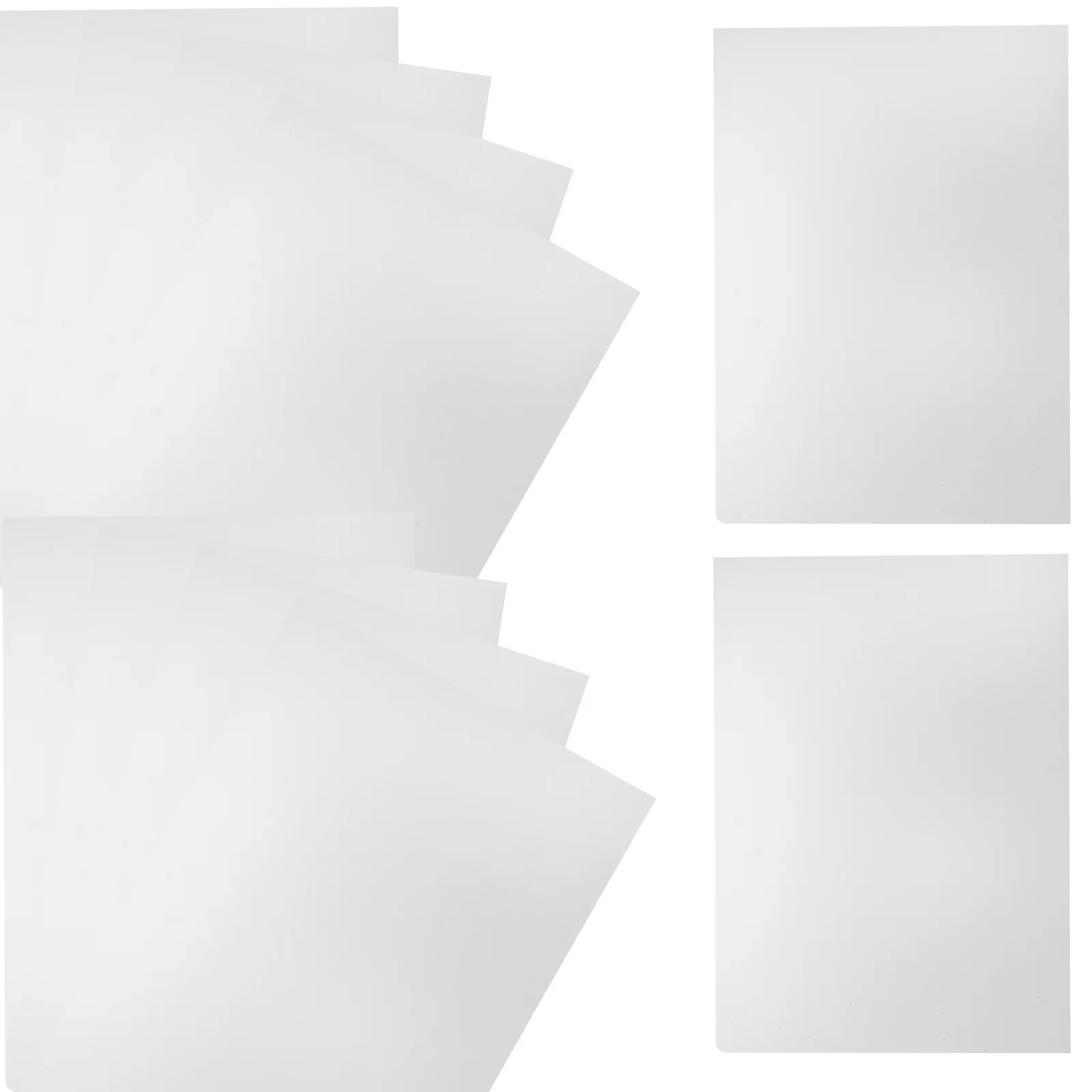 20Pcs Heat Transfer Film Pet Sheets Premium Clear Vinyl Roll for Clothes Lettering DIY Craft Garment Film Heat Sublimation