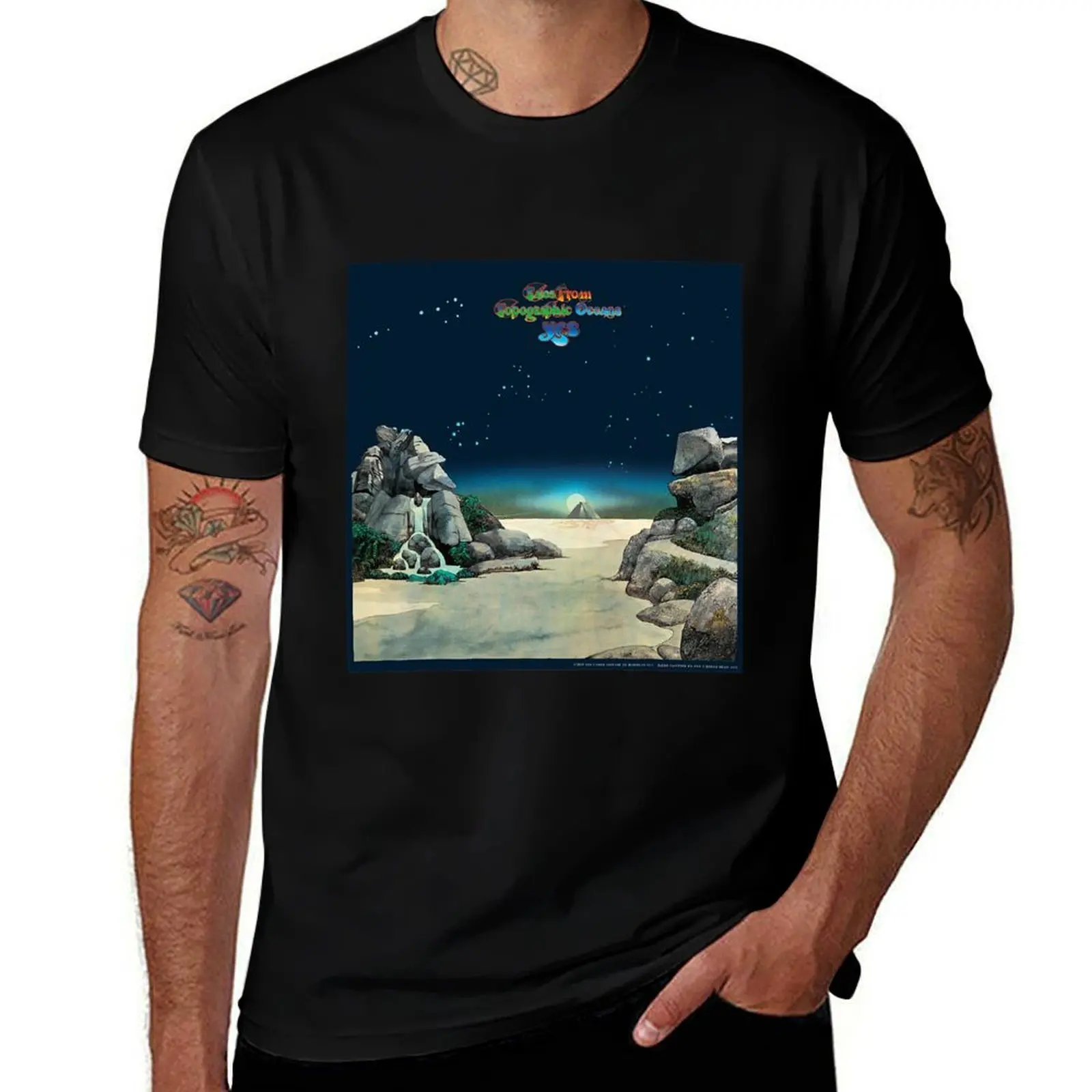 Yes - Tales From Topographic Oceans T-Shirt Christmas Casual Short Sleeve Top T-Shirt
