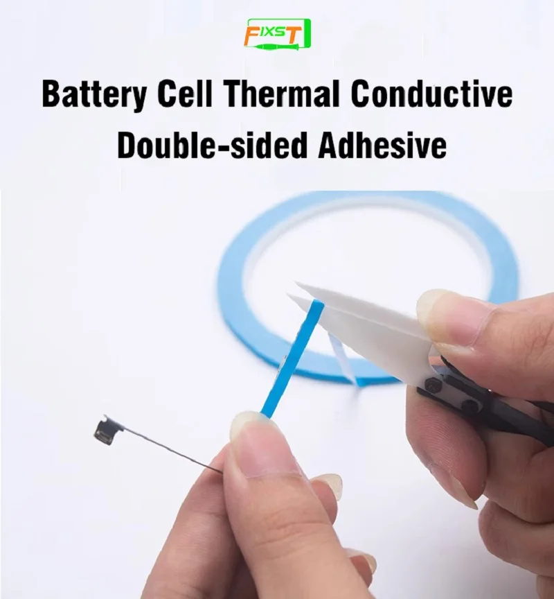 High Viscosity Battery Cell Thermal Conductive Double-sided Adhesive 3mm 10m For Transplanted Battery Plates, Battery Cells