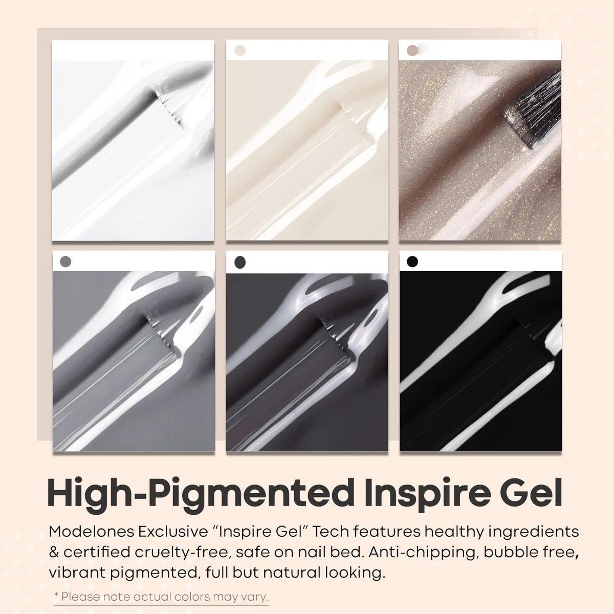 Conjunto de esmaltes em gel "não tóxicos" VOKY 0,27 oz - 68 cores da moda, esmalte UV/LED de imersão para manicure e pedicure DIY