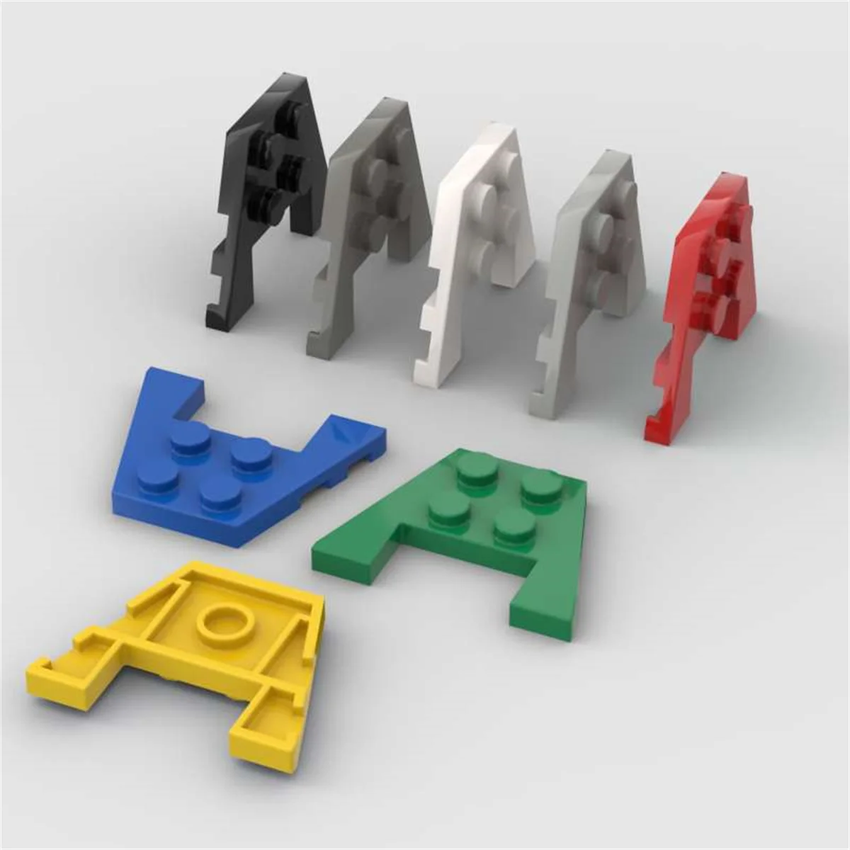 10 Stück Puzzle-Teile 90194 Keilplatte 3x4 Bausteine-Set 48183 28842 Brett 4859 Ziegel Spielzeug Geburtstagsgeschenk
