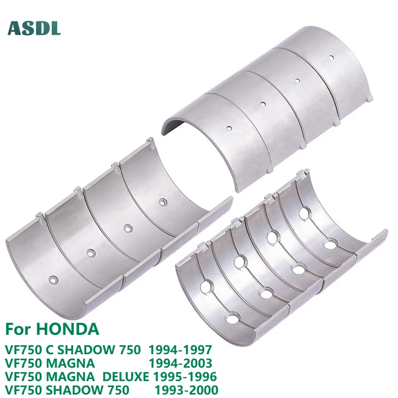 

Motorcycle Connecting Rod & Main Crankshaft Bearing for HONDA VF750C SHADOW 750 VF750 MAGNA VFR800 VFR 800 98-01 13224/8-ML7-690