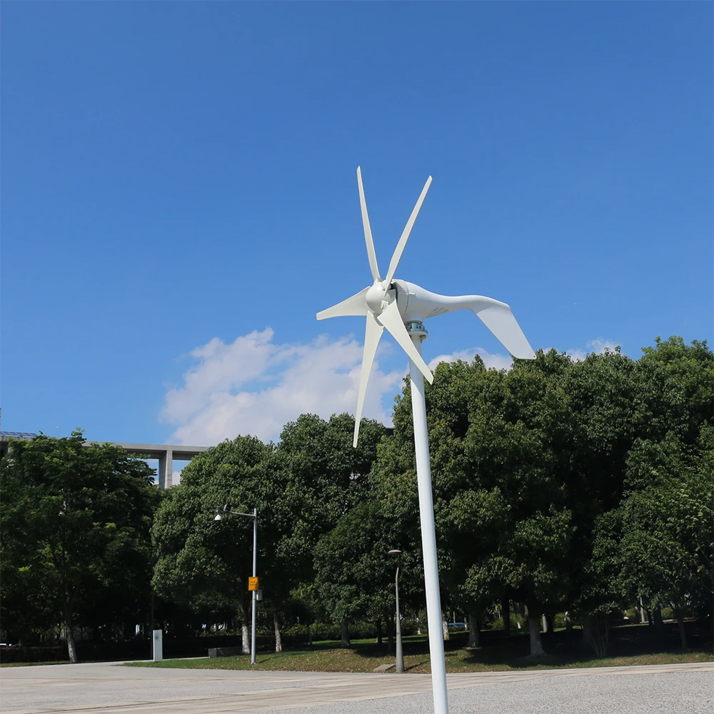

3000W 12V24V horizontal axis wind turbine with a speed of 2.5m/s can start and generate electricity, suitable for low wind areas