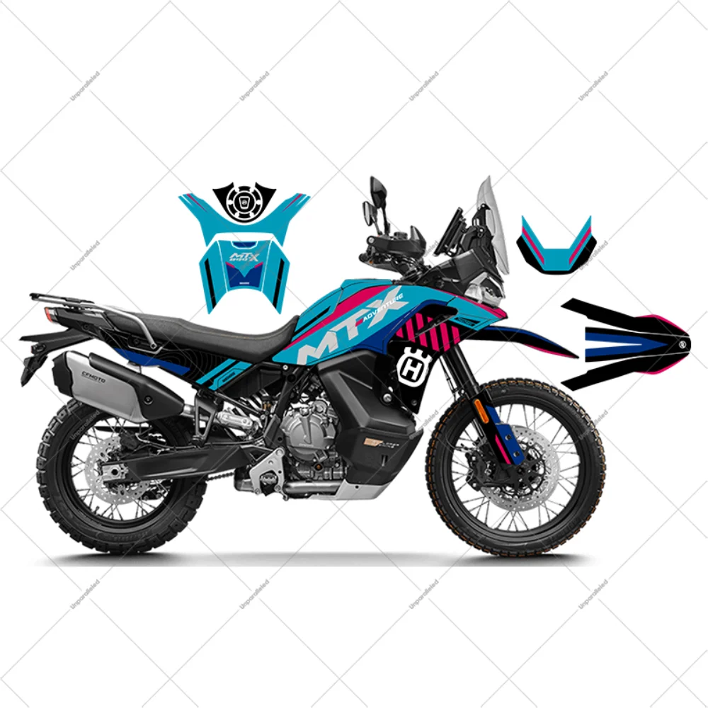 For CFMOTO 700MT Motorcycle Fuel Tank Side Anti Slip Protection Pad Knee Grip Stickers Accessories