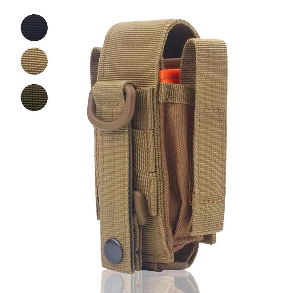 Tactical Molle Tool Pouch Organizer Multiple Pocket Holder Holster with Flap for Plier Pencil Knife Flashlight Hunting Accessory