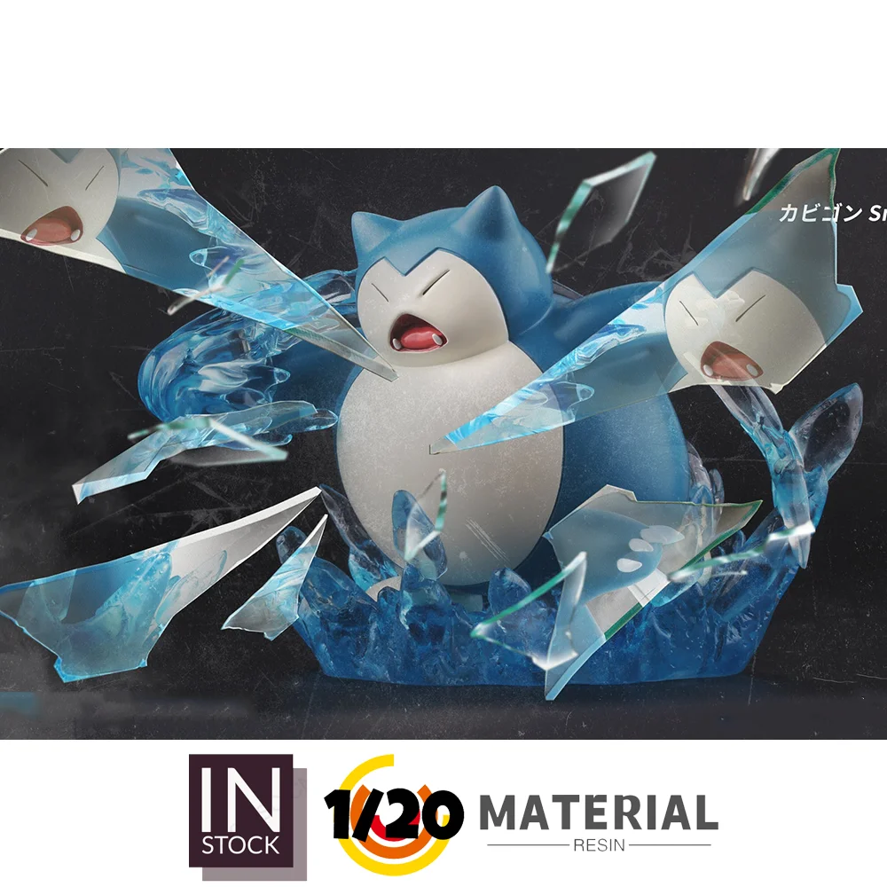 [In Stock] 1/20 Resin Figure [WONDER] - Snorlax & Ice Base & Skill Accessory Frozen Fist