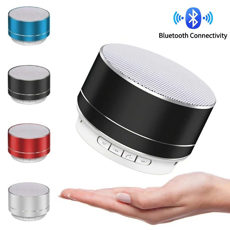 A10 Mini Speaker Portable Bluetooth Speaker Outdoor Audio Small Cannon Wireless Card Cell Phone PC Computer Universal Subwoofer