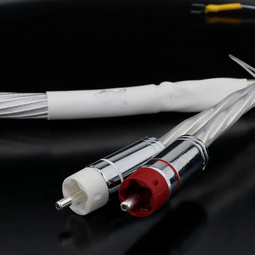 Nordost ODIN HI-END HIFI Fever Audio RCA Signal Cable Souble Lotus Sterling Silver Audio Cable CD Amplifier Tube Cable