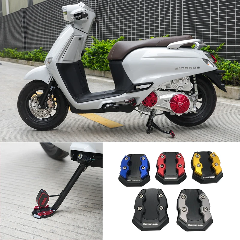 Motorrad CNC Aluminium Seitenständerauflage für Honda Giorno+ 125CC