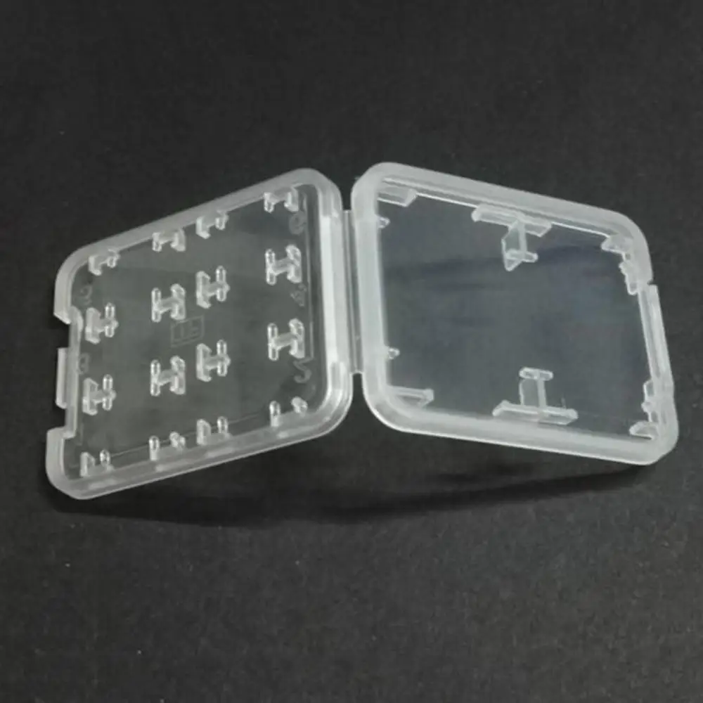 Memory Card Multifunctional Clear TF SDHC MSPD Storage Box Holder Case