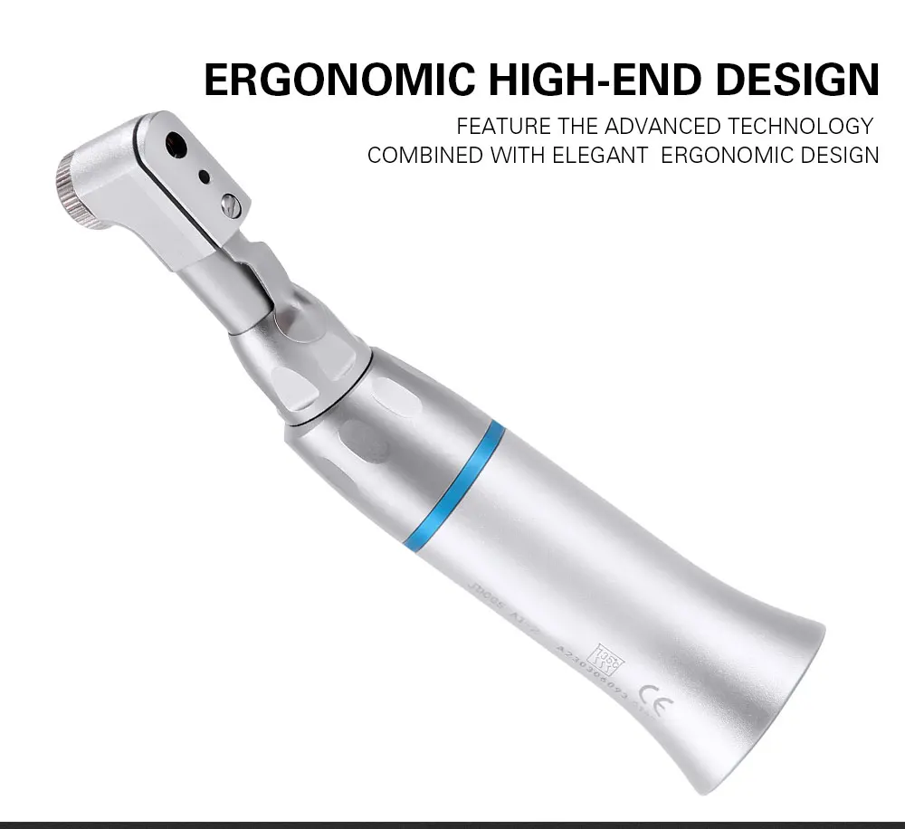 AZDENT Dental Niedrigdrehzahl-Handstück Gerades Handstück Winkelstück Passend für E-Typ Luftmotoren Zahnmedizinisches Instrument – Detail 25