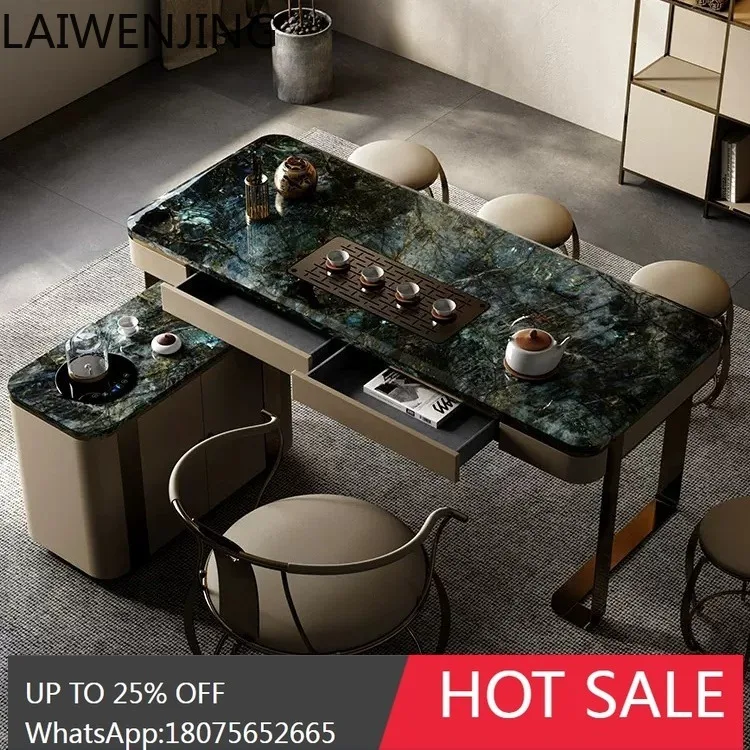 SGF Light Luxury Marble Coffee Table Modern Office Reception Negotiation Room Tea Table