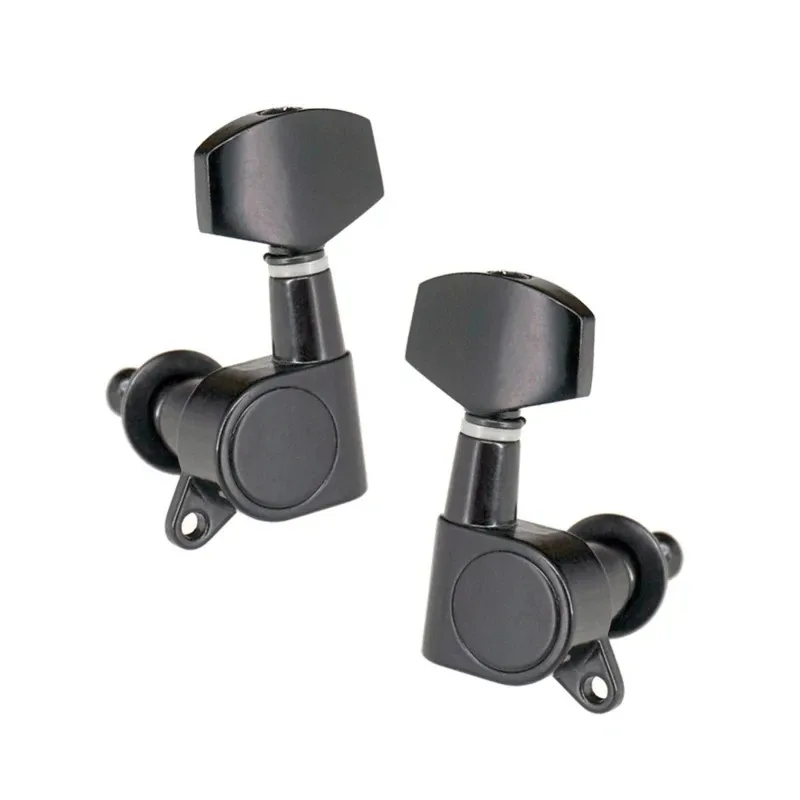 6 Stück versiegelte, verriegelbare Gitarrensaitenstimmwirbel, 3L3R, Stimmmechaniken, Akustikgitarren-Stimmwerkzeug-Set für 6-saitige Gitarren – Detail 19