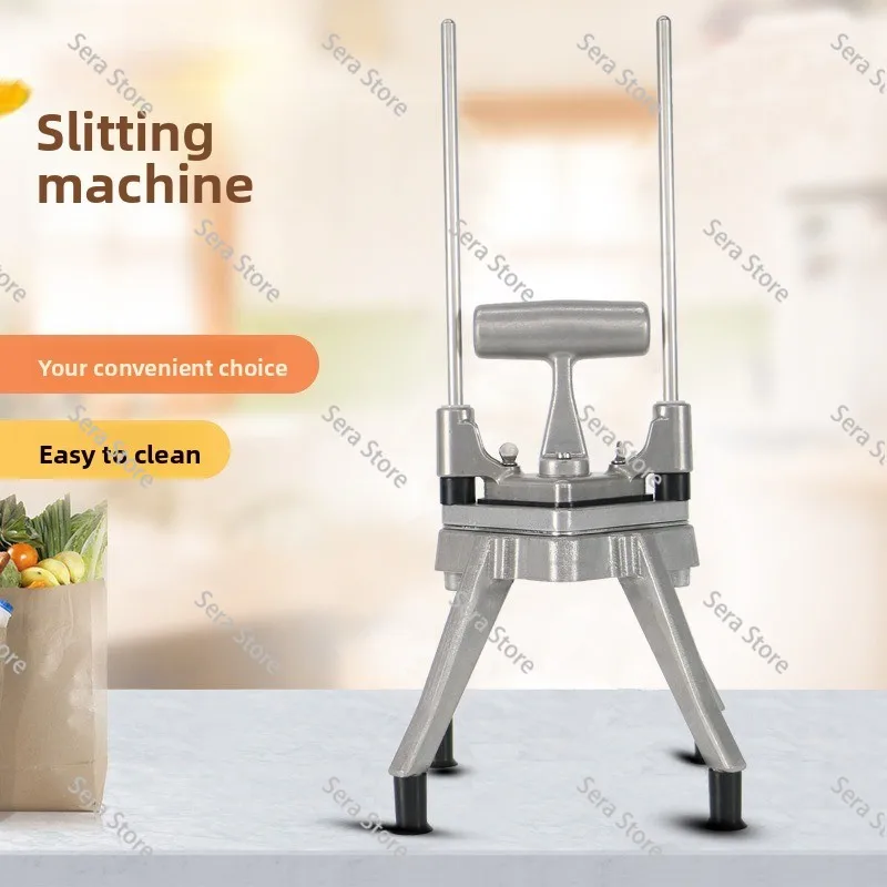 Multifunctional vegetable cutter Stainless steel kitchen dicing cutter Commercial manual cutter Household commercial