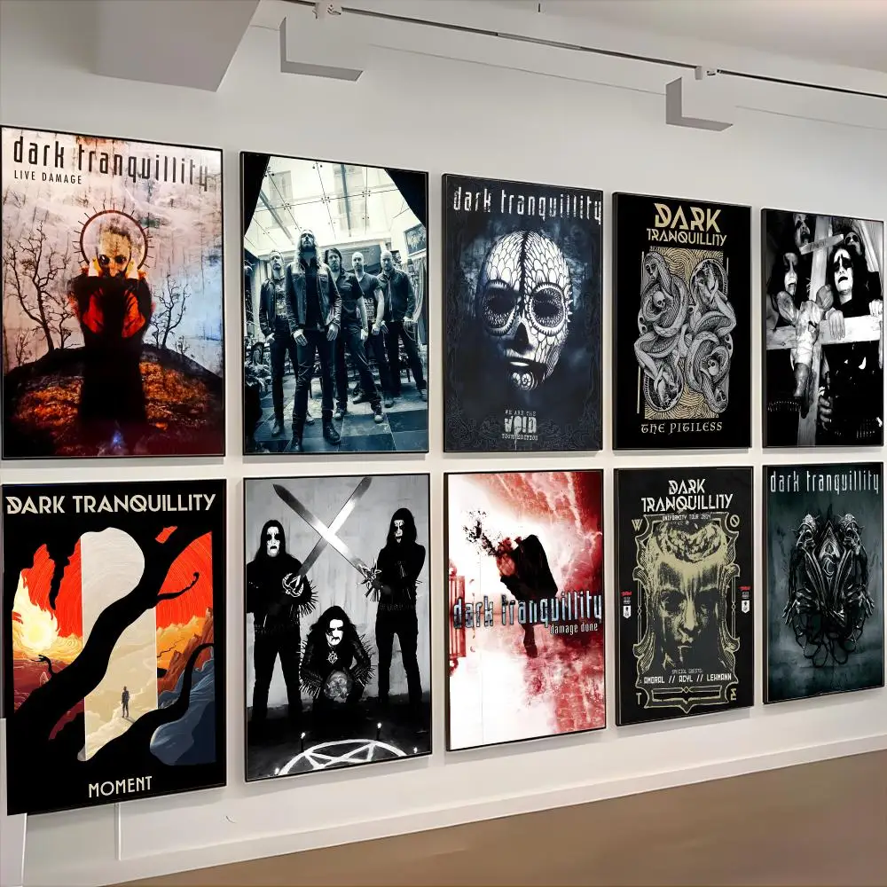 Affiche rétro en métal D-Dark Tranquillity, décoration de restaurant et de bar