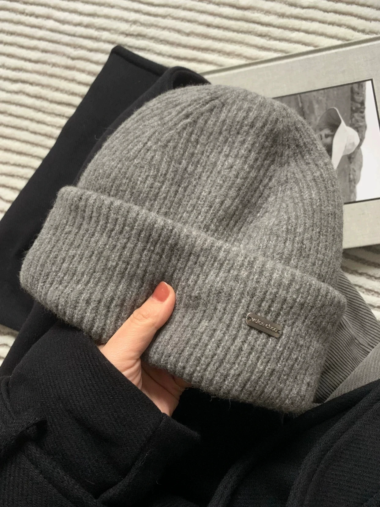 chapeau-en-laine-tricotee-epais-et-grand-effet-amincissant-pour-le-visage-unisexe-bonnet-d'hiver-chaud-ajustable-bord-rond-sans-visiere-pliable-mode-jeune