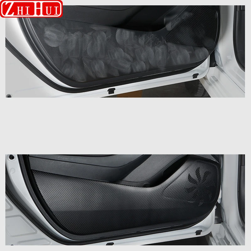 For Chery Exeed TXL 2023 2020-2022 Car Styling PU Leather Door Anti Kick Pad Protection Side Edge Film Protector Accessories