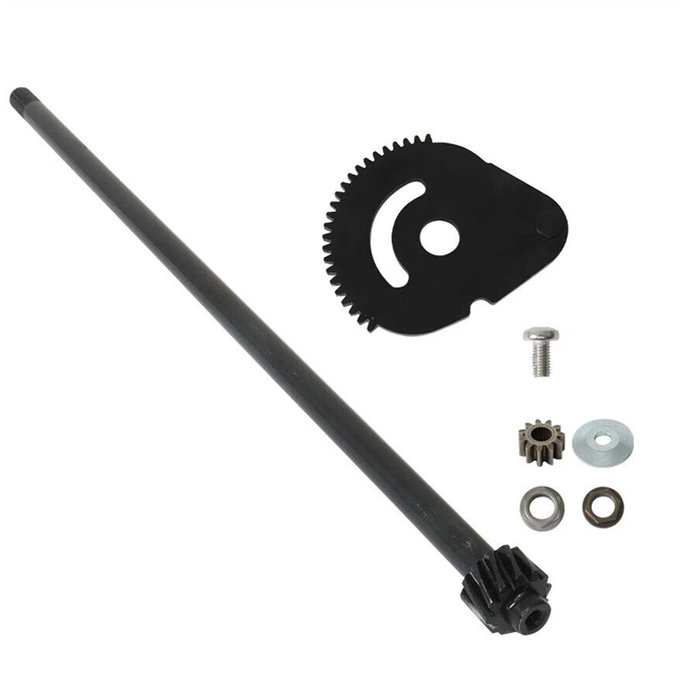 Replacement Steering Rod and Gear Set for Craftsman and For Troy Lawnmowers Includes Bushing Kit for Better Use