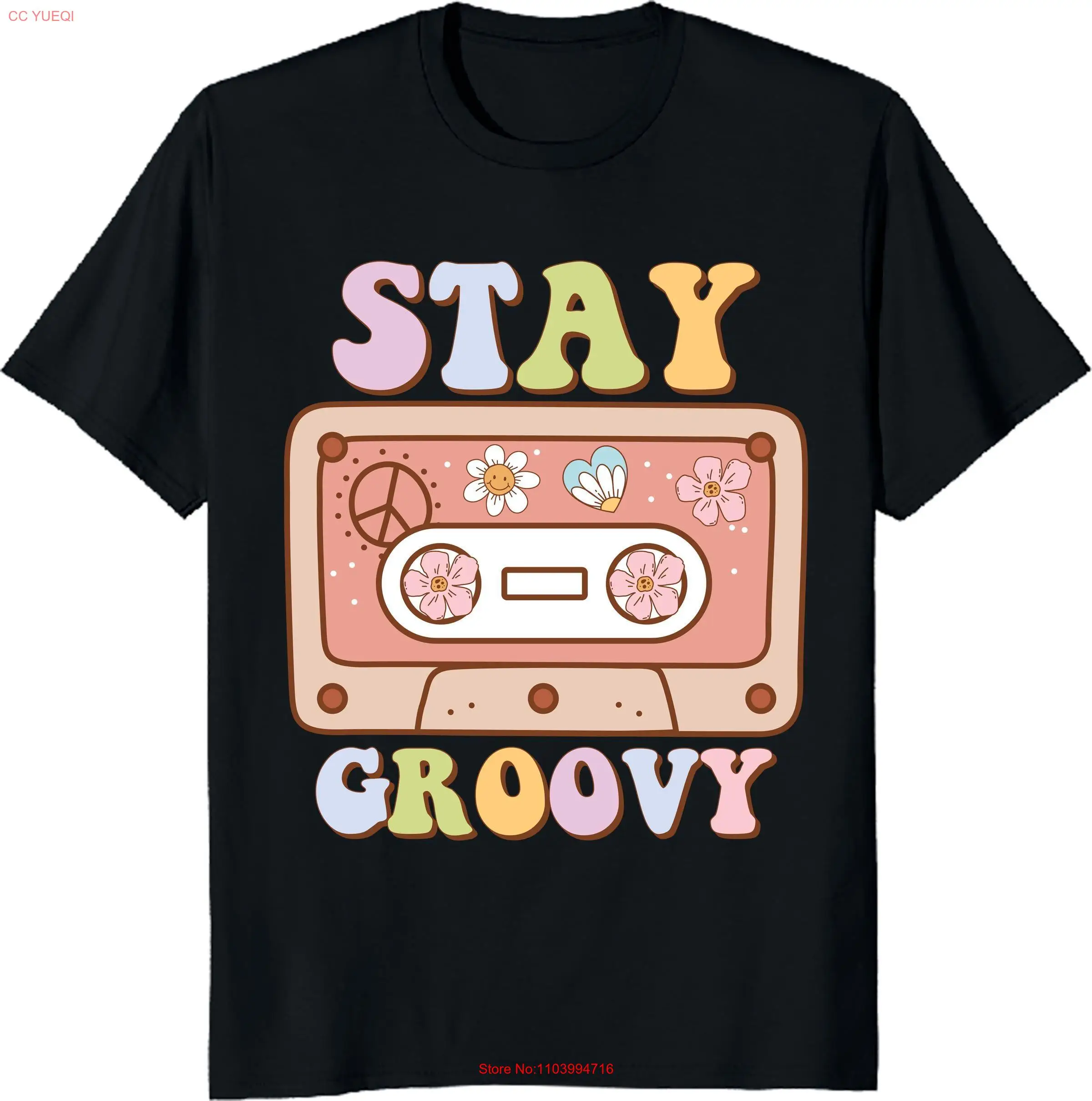 

Stay Groovy T Shirt Retro Vibes Apparel Fun and Colorful Motivational for Lovers of Positive Energy Good Times