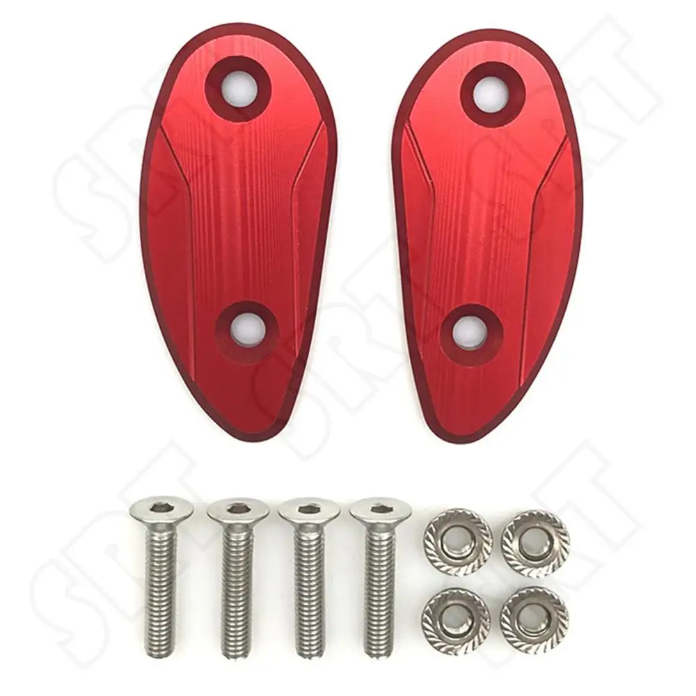 Adatto per Honda CBR1000RR CBR 1000RR SP SP2 ABS 2017-2023 Moto Specchio Blanking Piastre Foro Decorativo Coperture Spina Blocchi