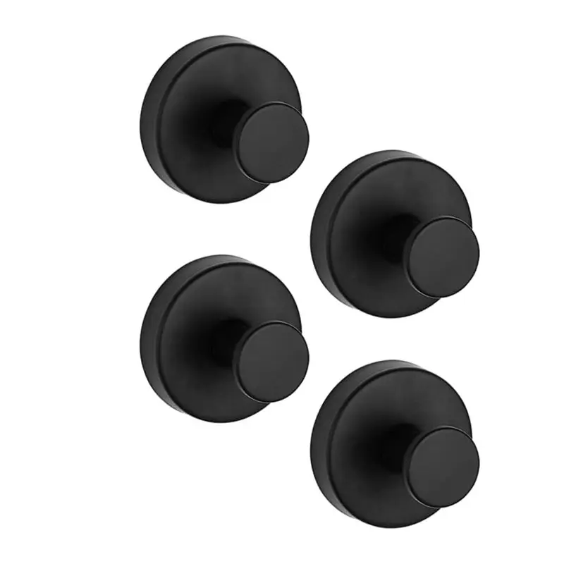 

T21C No Drill Suction Cup Hook Holder(4PCS), For Wreaths On Glass, Wall Tile Towel Hanger For Home Bathroom A