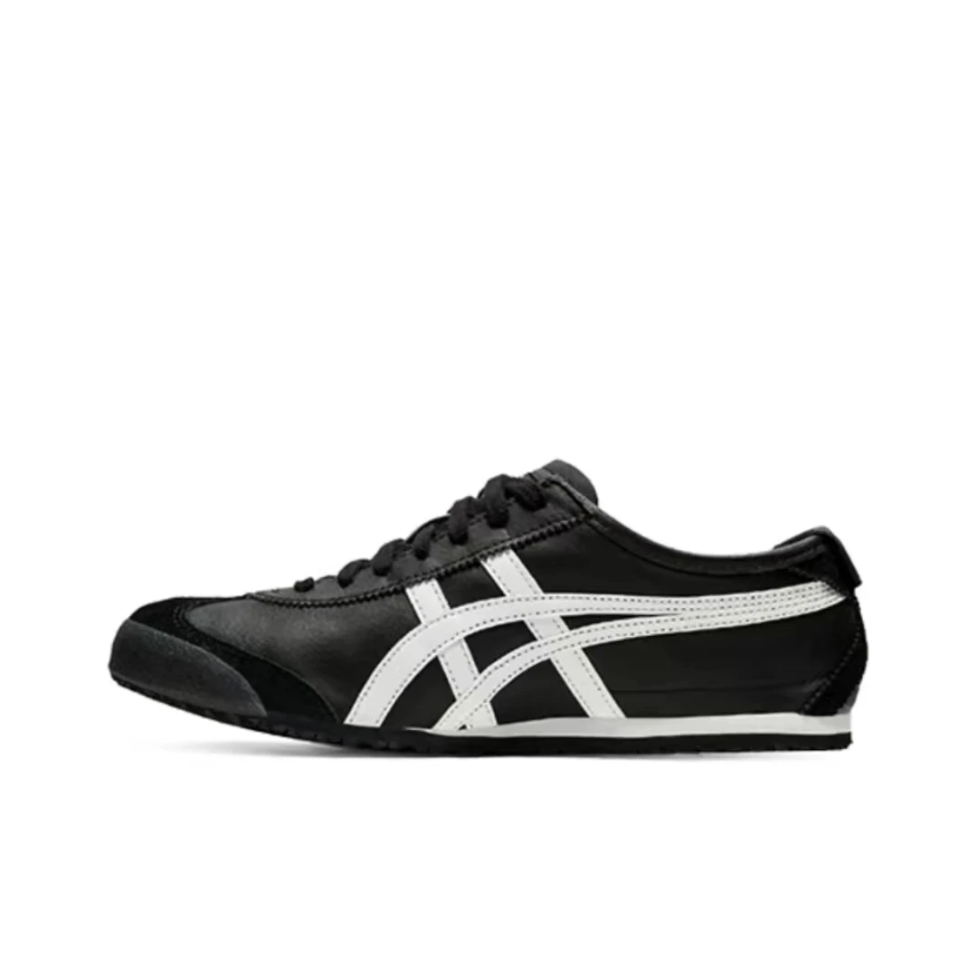 Asics Onitsuka Tiger MEXICO 66 Classic Lightweight Low Top Cowhide Leather Outdoor Sneakers Non-slip Sport Running Shoes