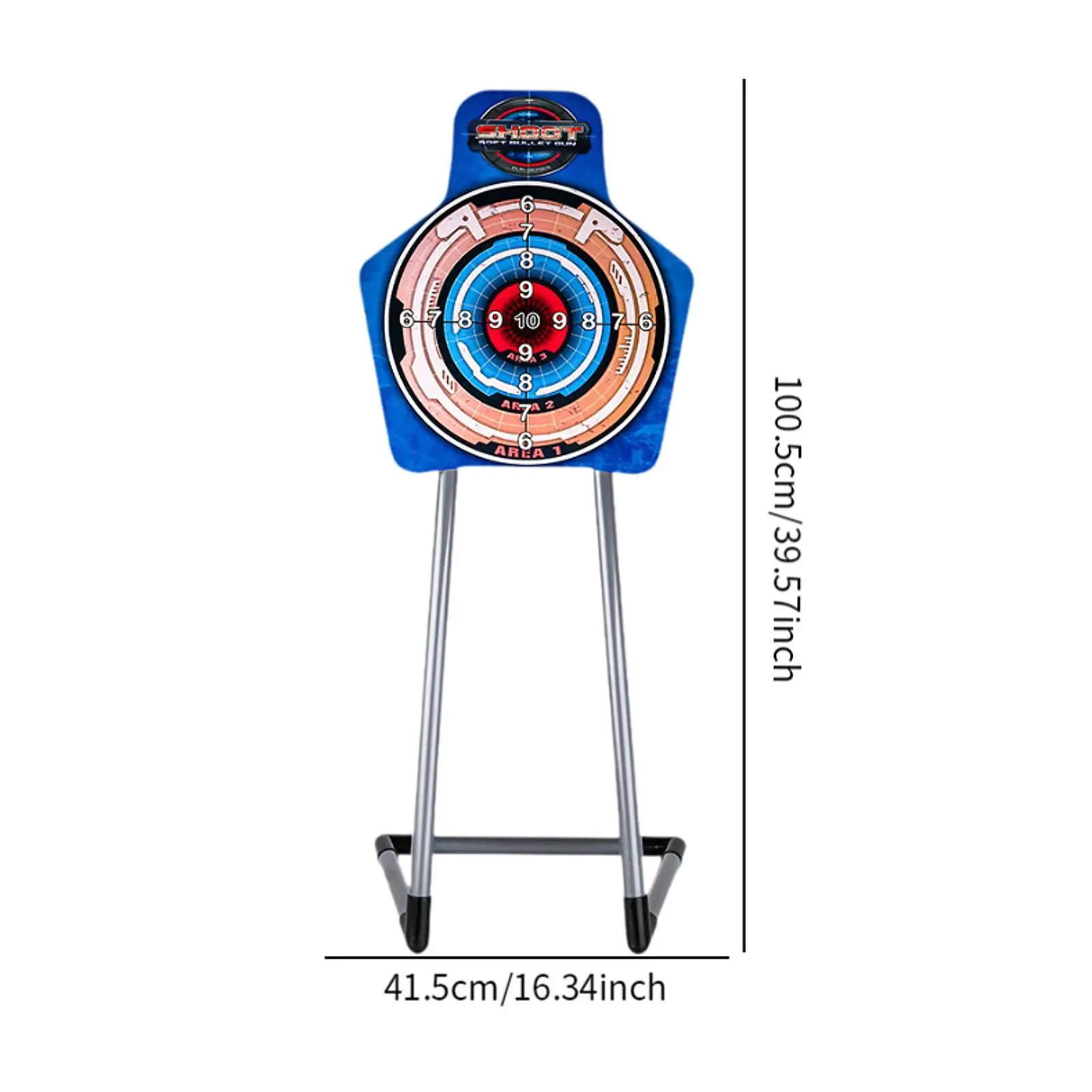 Standing Target Practice Target Indoor Outdoor Large Sturdy Party Game Freestanding Target Training for Boys Girls Ages 4-12