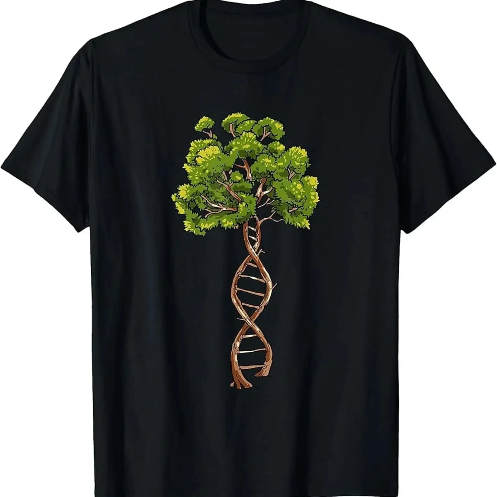T-shirt vintage pour les amoureux de la science, de l'ADN, de l'arbre de vie, de la biologie, de la génétique et de l'environnement, avec motif graphique, effet délavé, respirant et légèrement polyvalent
