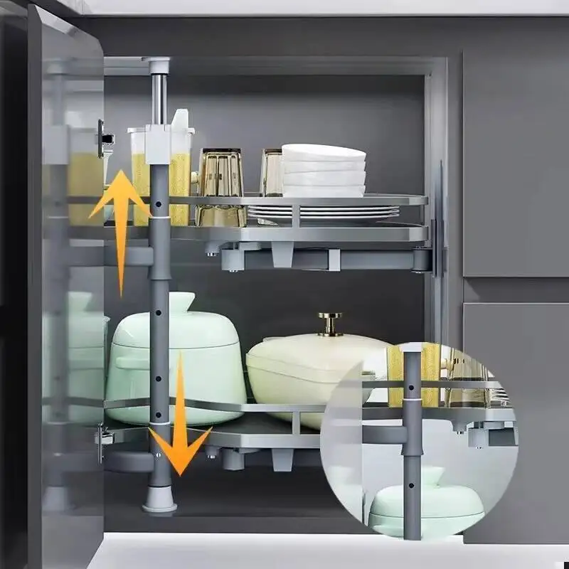 الصلب المطبخ تخزين المنزل التوابل المنظم تكويم خزانة درج الأثاث المنزلية معلقة خزانة الملحقات