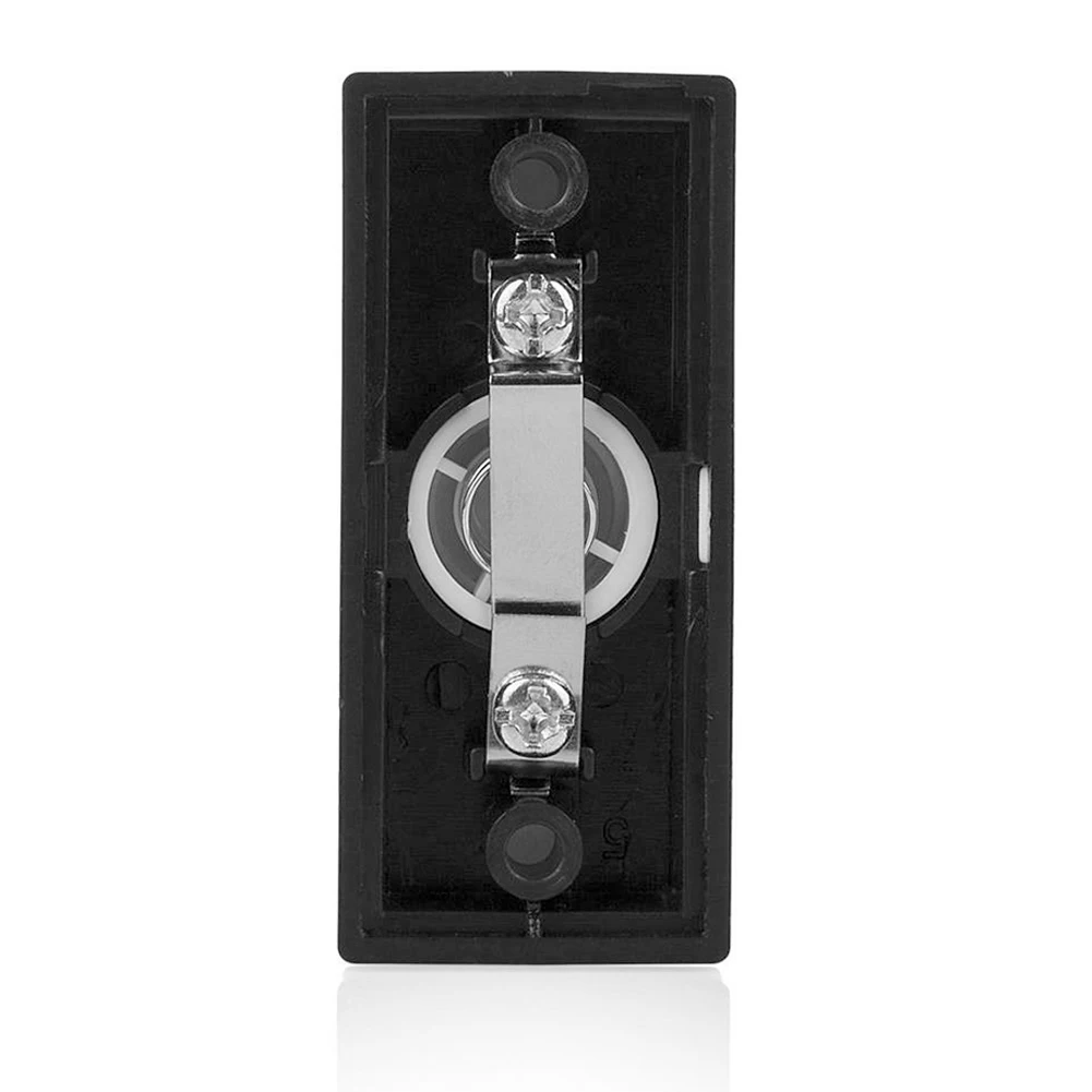 Push Button Door Bell Chime Bell Push Press Button Inserts Wall Plastic Hard Wiring Stylish Exterior Design Doorbells