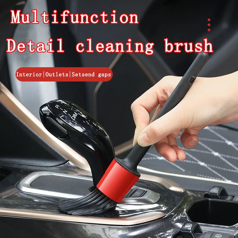 Car Cleaning Brush Wheel Crevice Air Conditioning Vent Brush Set Soft Bristle Car Wash Brush Car Interior Cleaning Tools