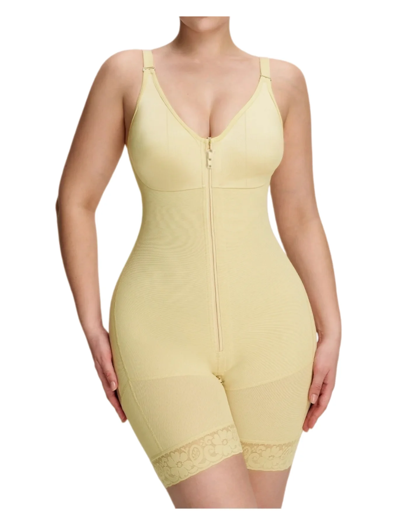 

Women's Full Body Shapewear, Tummy Control Compression Bodysuit, Waist Clincher Butt Lifter Slimming Jumpsuit