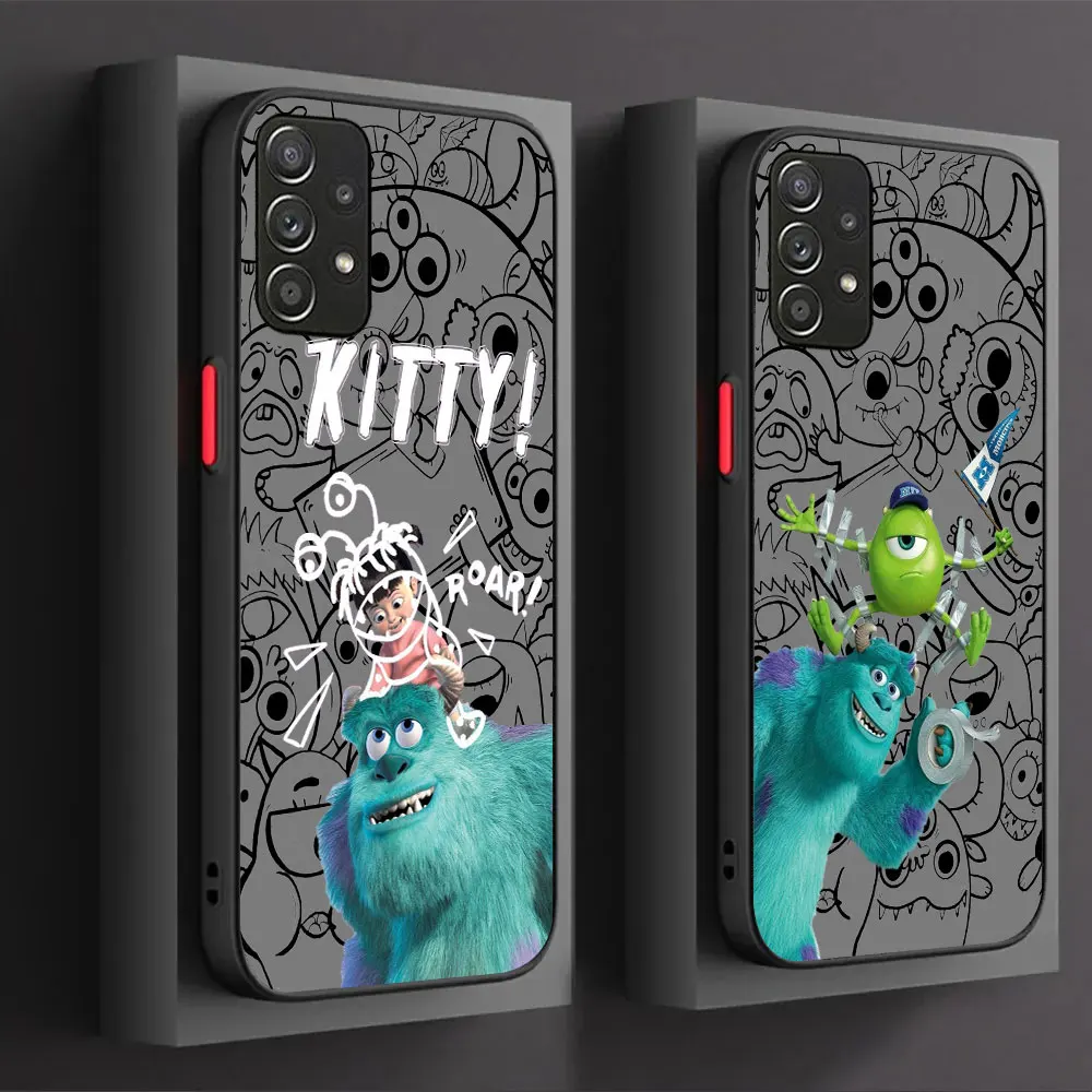 

Disney Monsters Inc Cute Phone Case For Samsung Galaxy A52 A52S A51 A53 A73 A72 A71 A14 A13 A42 A33 A32 A31 A23 A22 A21S Cover