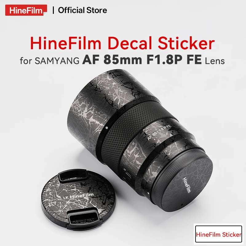

Hinefilm Skin for SAMYANG AF 85mm F1.8 P FE Mount Lens Sticker AF85 F1.8 Wrap Cover for Samyang AF85F1.8 P Lens Protective Skin