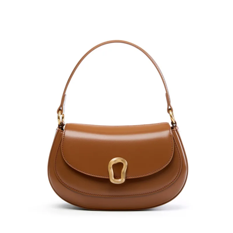 

Women Small High Fashion Shoulder Bags Lady Genuine Leather Underarm Handbags Girls Crossbody Bag Woman Luxury Gift Purses