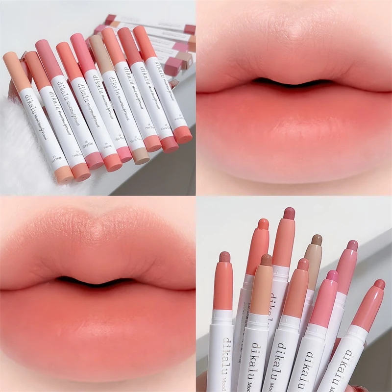 Dikalu matt Lip Liner Anfänger Antihaft Cup Toot Lip Samt Nebel Lip gloss Lip Liner