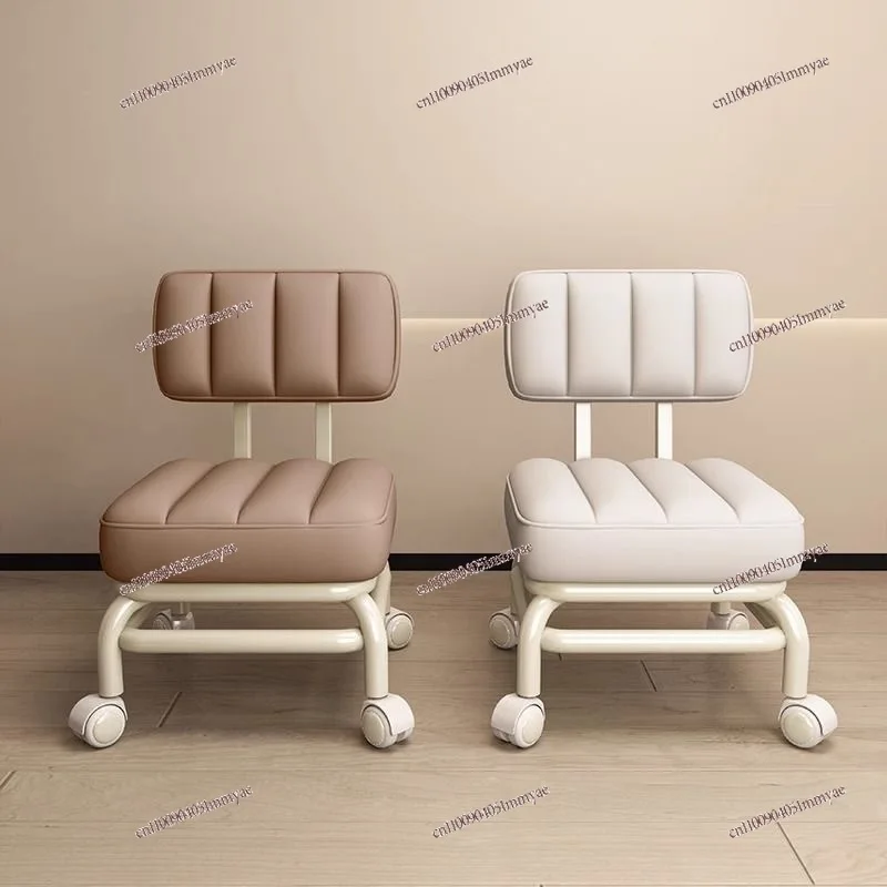 Bestseller Small Stool Pulley Low Stool Household Backrest Bench Children's Learning Small Chair Sofa Coffee Table Stool Silent