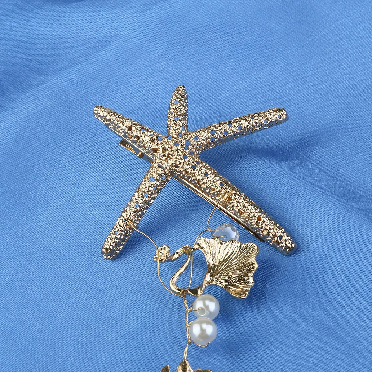 

Fashionable Leaves for Wedding Prom Parties Elegant Headpiece Brial Hair Brial Leaves Hair Clip Chain Clip Headpiece