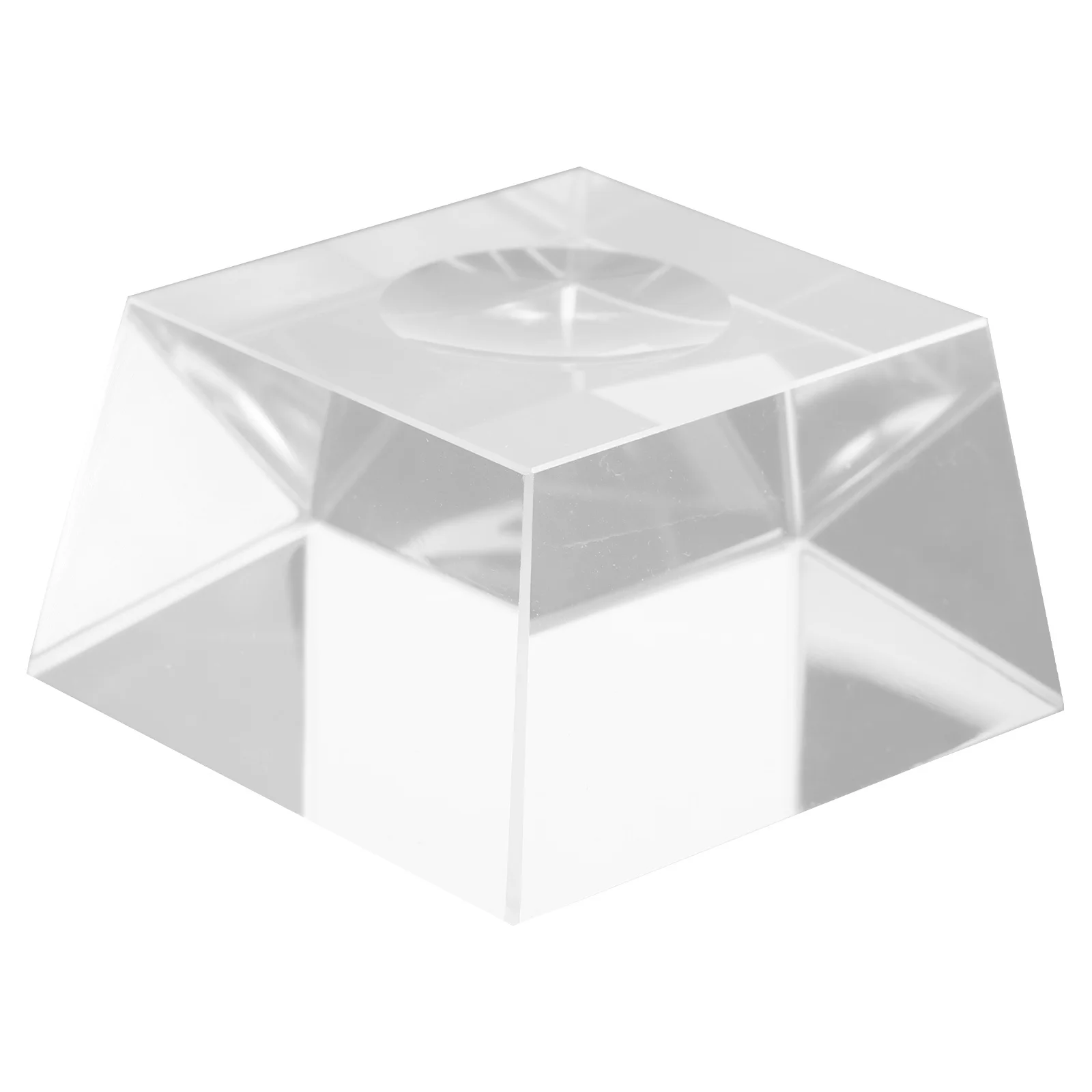 

Small Ball Display Stand Crystal Sphere Holder Clear Ring Ornament Transparent Base