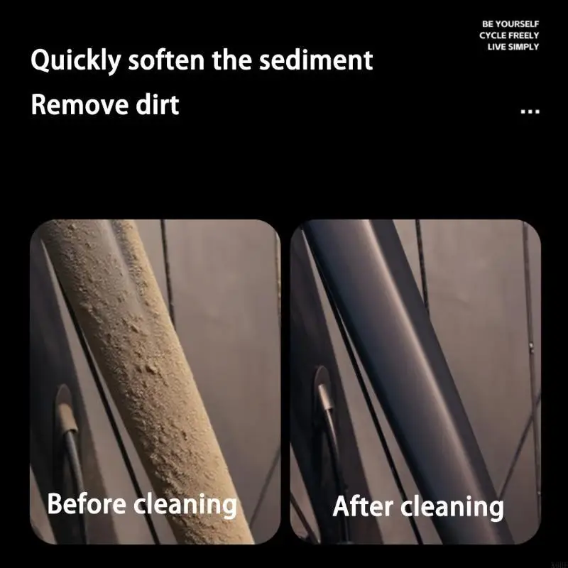 

X6HF 500 мл быстродействующий раствор для мытья велосипедов смягчает стойкую грязь, безопасно очищает, не повреждая краску, цепи